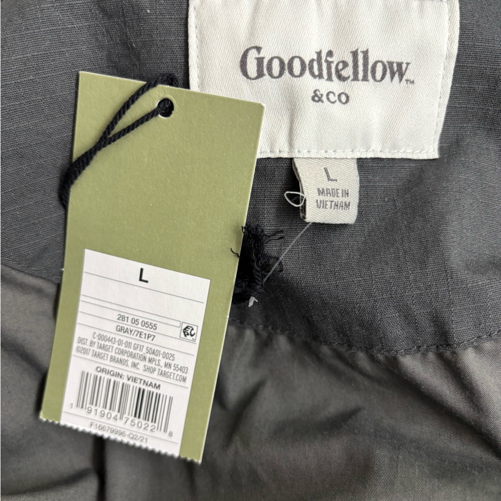 Goodfellow lightweight men’s color block  jacket with sleeve pocket - Picture 3 of 8